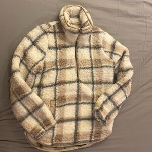 Abercrombie & Fitch teddy jacket XS